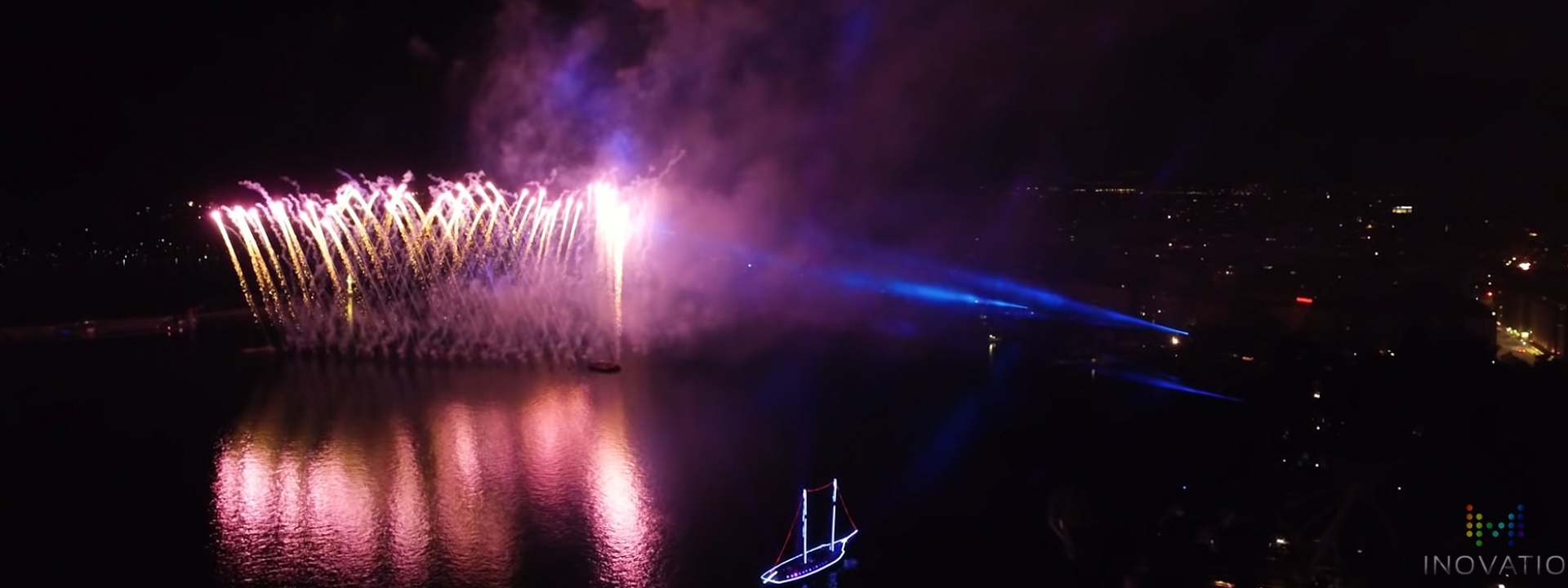Grand feu d'artifice - Fêtes de Genève